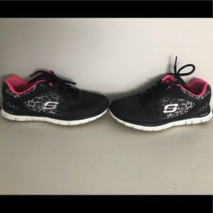 Skechers Memory Foam Cheetah Print Sneakers
